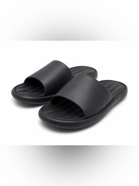 Ultra Soft Black Slide Sandals Women Cushion Comfort Slides Cloud Foam